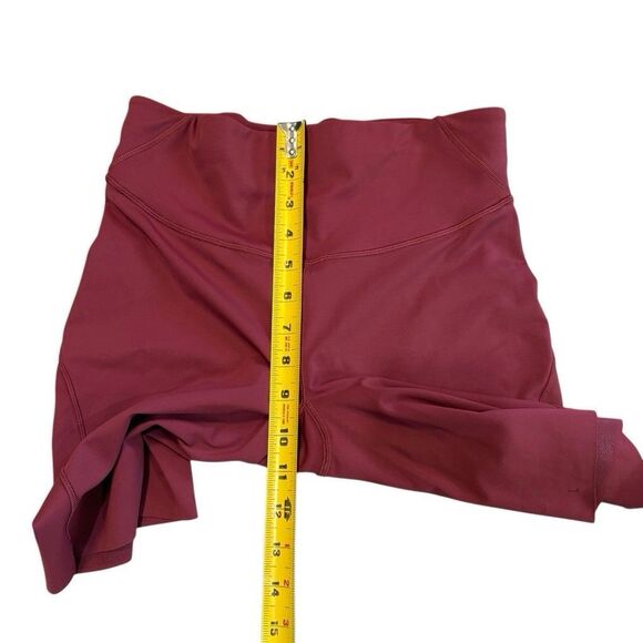 Lululemon Base Pace High-Rise Short 8" Ribbed Nulux Black Women's Size 6 - Picture 9 of 10